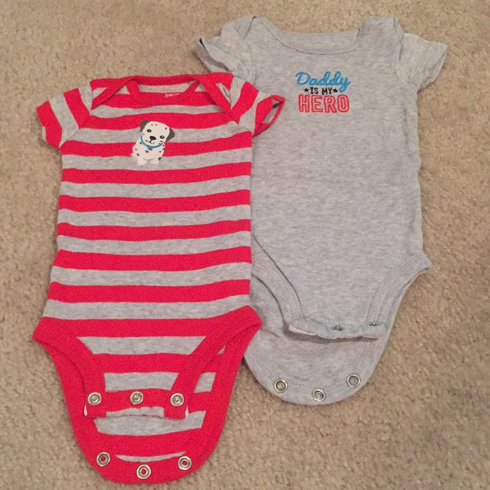 Carters 2 pk bodysuits